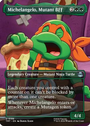 Michelangelo, Mutant BFF (Borderless)  [Teenage Mutant Ninja Turtles]