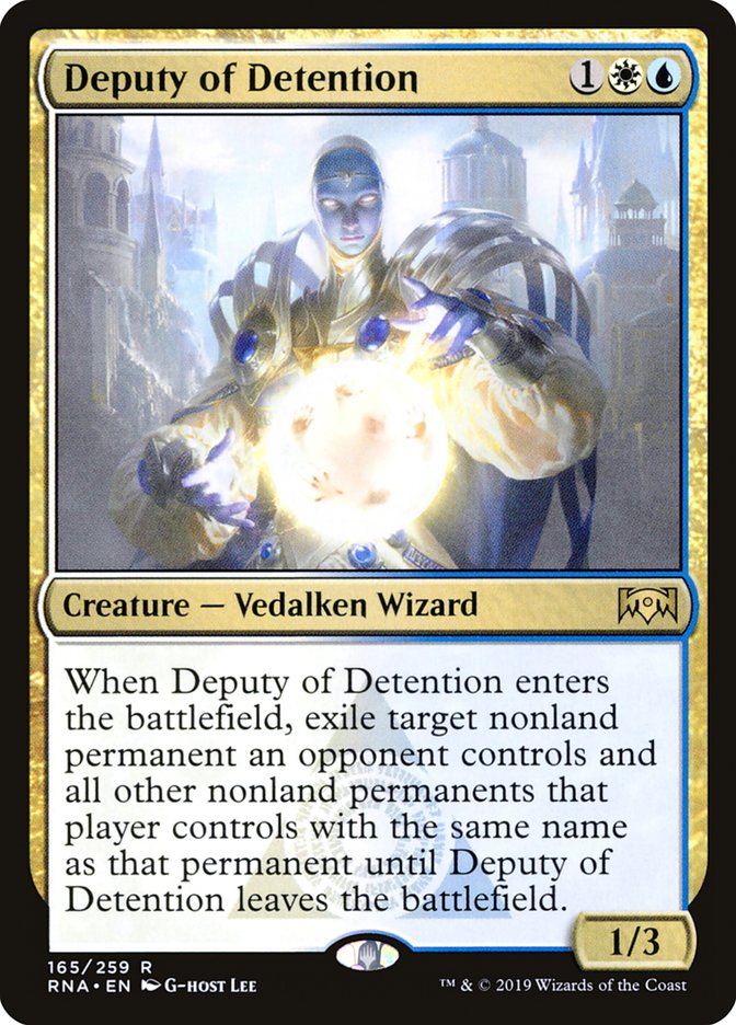 Deputy of Detention [Ravnica Allegiance] Foil