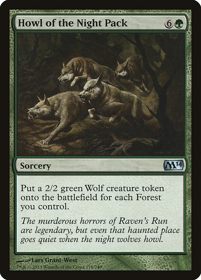 Howl of the Night Pack [Magic 2014] Foil