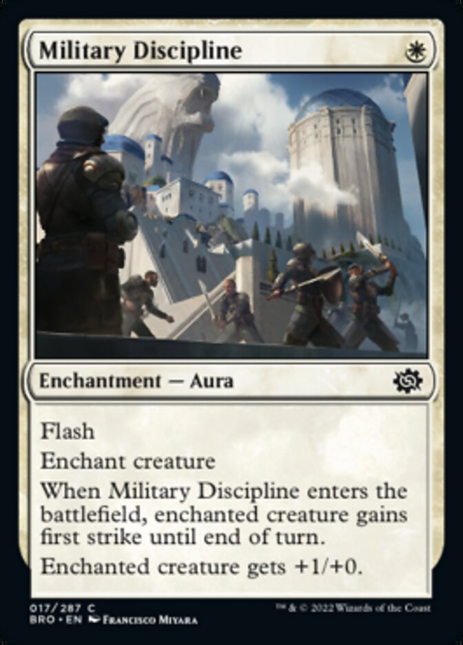 Military Discipline [The Brothers' War] Foil