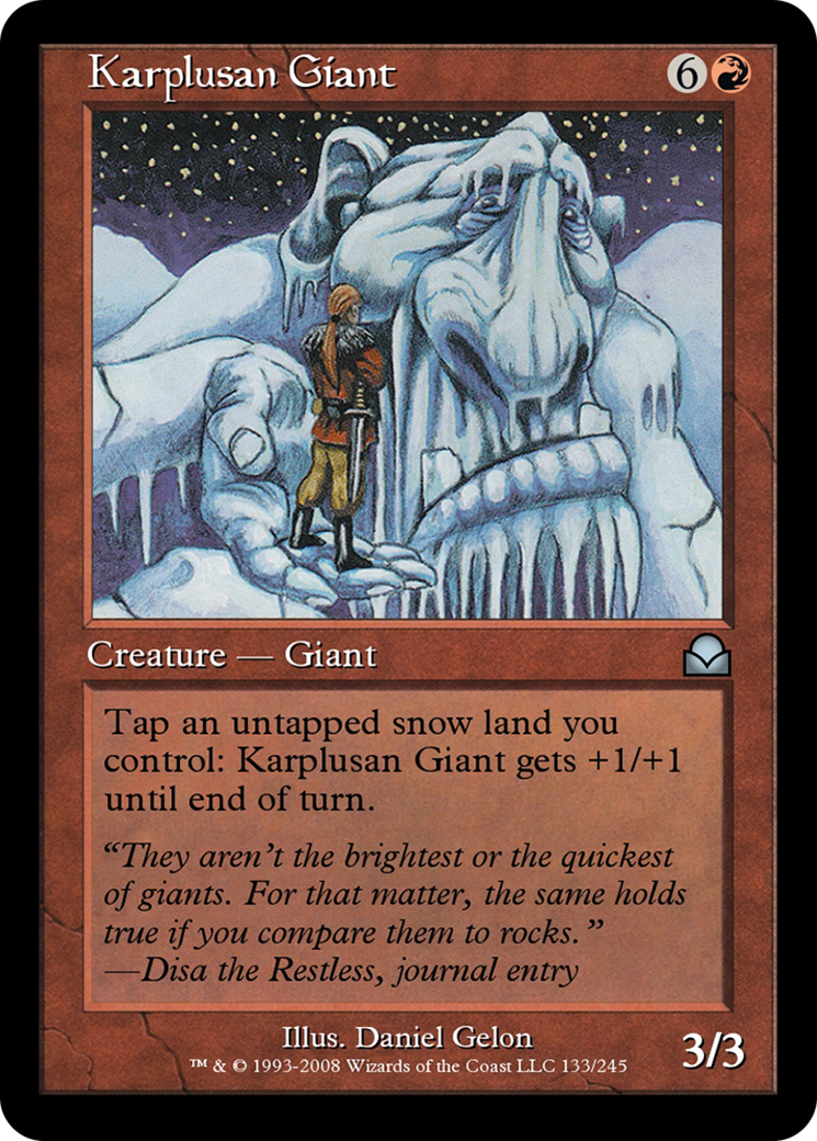 Karplusan Giant  [Masters Edition II] Foil