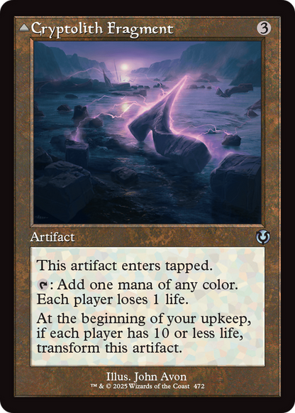 Cryptolith Fragment // Aurora of Emrakul (Retro Frame) [Innistrad Remastered] Foil