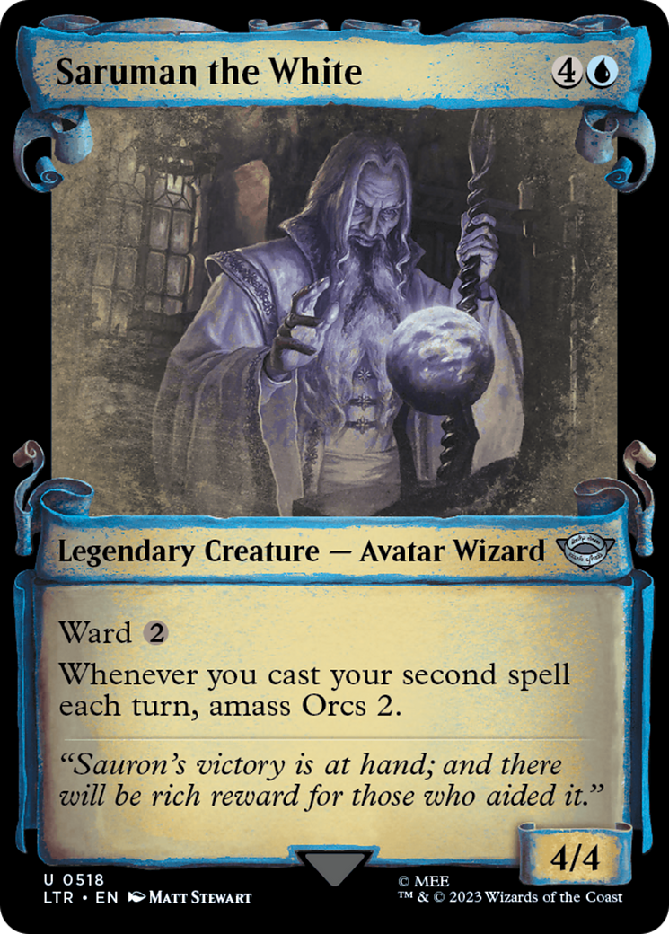 Saruman the White [The Lord of the Rings: Tales of Middle-Earth Showcase Scrolls] Foil