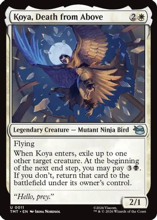 Koya, Death from Above  [Teenage Mutant Ninja Turtles]