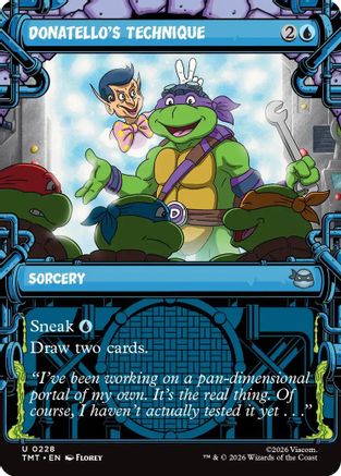 Donatello's Technique (Showcase)  [Teenage Mutant Ninja Turtles] Foil