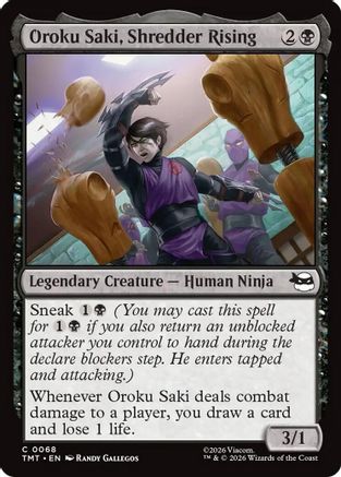 Oroku Saki, Shredder Rising  [Teenage Mutant Ninja Turtles]
