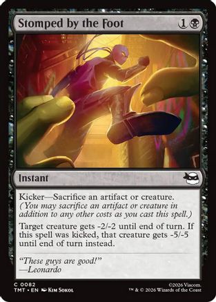 Stomped by the Foot  [Teenage Mutant Ninja Turtles] Foil