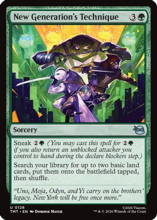 New Generation's Technique  [Teenage Mutant Ninja Turtles] Foil