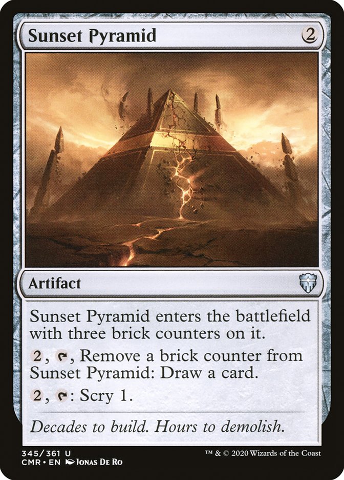 Sunset Pyramid [Commander Legends] Foil