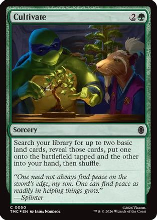 Cultivate (Surge Foil)  [Commander: Teenage Mutant Ninja Turtles] Foil