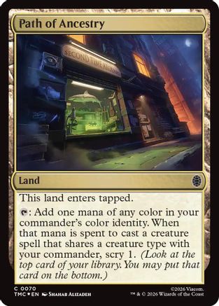 Path of Ancestry (Surge Foil)  [Commander: Teenage Mutant Ninja Turtles] Foil
