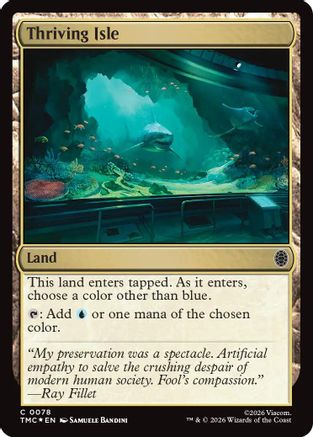 Thriving Isle (Surge Foil)  [Commander: Teenage Mutant Ninja Turtles] Foil