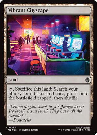 Vibrant Cityscape (Surge Foil)  [Commander: Teenage Mutant Ninja Turtles] Foil