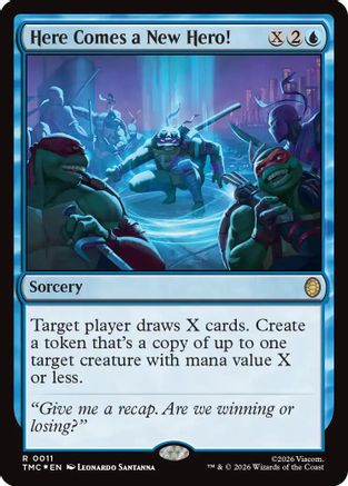 Here Comes a New Hero! (Surge Foil)  [Commander: Teenage Mutant Ninja Turtles] Foil