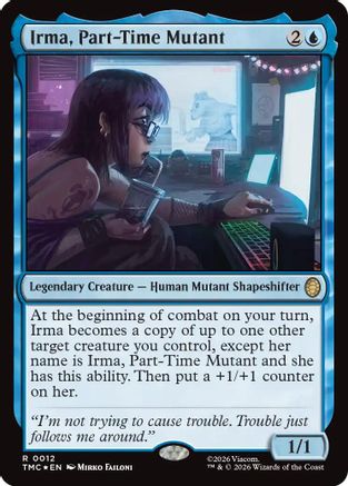 Irma, Part-Time Mutant (Surge Foil)  [Commander: Teenage Mutant Ninja Turtles] Foil