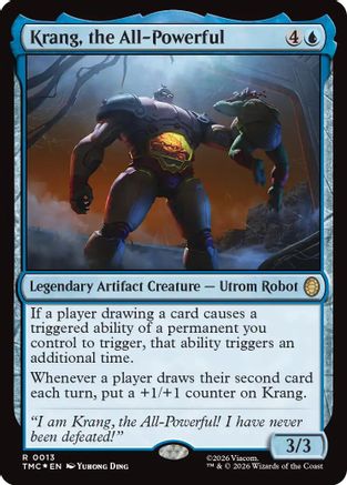 Krang, the All-Powerful (Surge Foil)  [Commander: Teenage Mutant Ninja Turtles] Foil