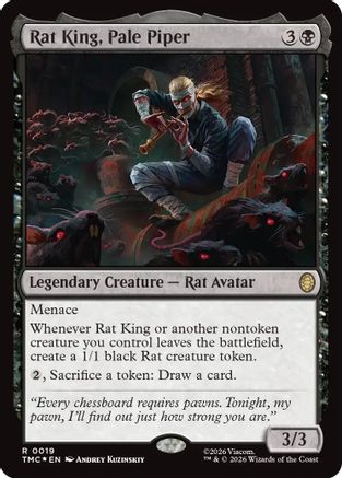 Rat King, Pale Piper (Surge Foil)  [Commander: Teenage Mutant Ninja Turtles] Foil