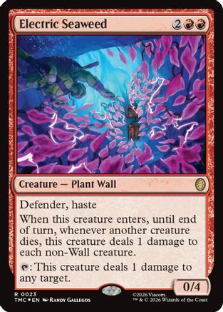 Electric Seaweed (Surge Foil)  [Commander: Teenage Mutant Ninja Turtles] Foil