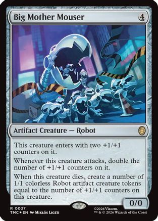 Big Mother Mouser (Surge Foil)  [Commander: Teenage Mutant Ninja Turtles] Foil