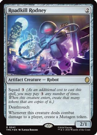 Roadkill Rodney (Surge Foil)  [Commander: Teenage Mutant Ninja Turtles] Foil