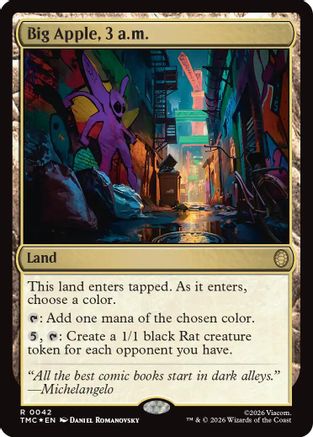 Big Apple, 3 a.m. (Surge Foil)  [Commander: Teenage Mutant Ninja Turtles] Foil