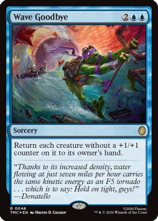 Wave Goodbye (Surge Foil)  [Commander: Teenage Mutant Ninja Turtles] Foil