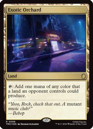 Exotic Orchard (Surge Foil)  [Commander: Teenage Mutant Ninja Turtles] Foil
