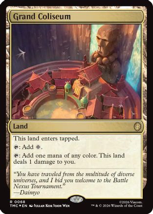 Grand Coliseum (Surge Foil)  [Commander: Teenage Mutant Ninja Turtles] Foil
