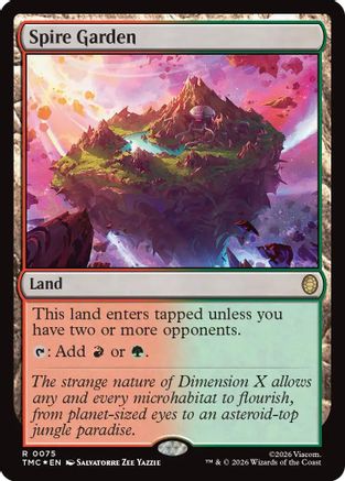 Spire Garden (Surge Foil)  [Commander: Teenage Mutant Ninja Turtles] Foil