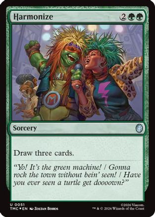 Harmonize (Surge Foil)  [Commander: Teenage Mutant Ninja Turtles] Foil