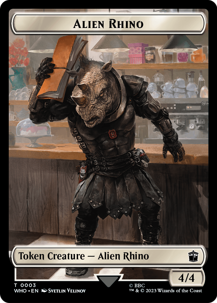 Alien Rhino  [Doctor Who Tokens]