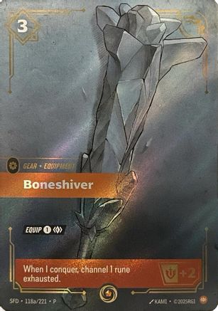 Boneshiver (118a/221) - Riftbound - [Riftbound Organized Play Promotional Cards] Foil