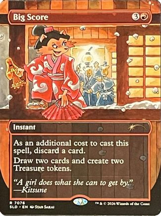Big Score (7076)  [Secret Lair Drop Series] Foil