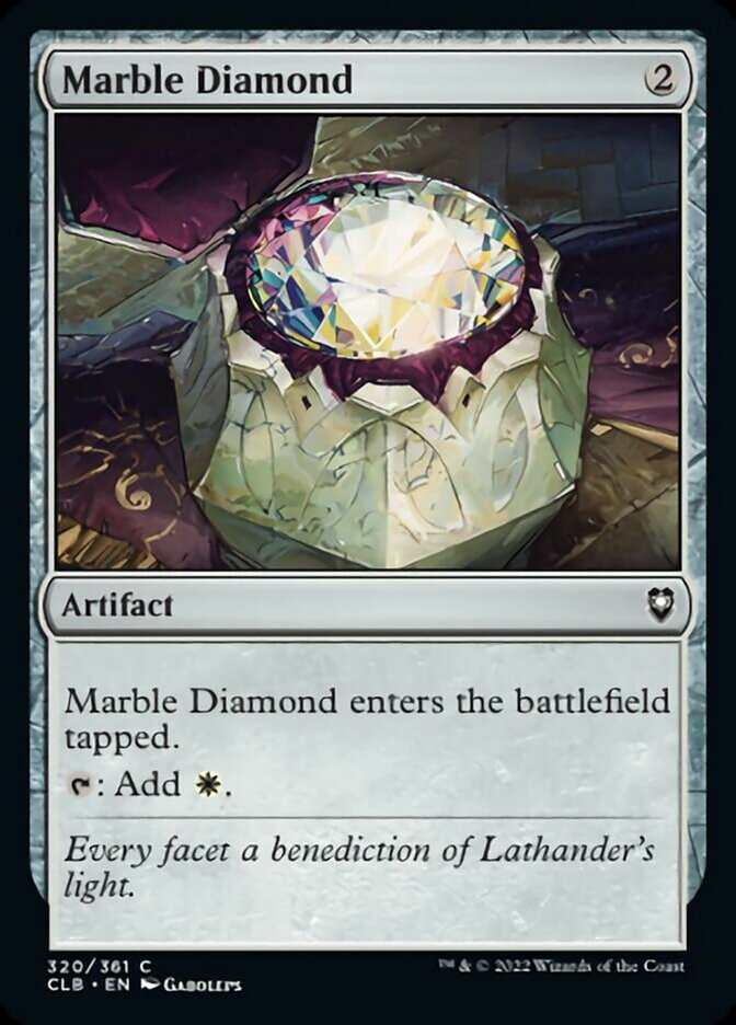 Marble Diamond [Commander Legends: Battle for Baldur's Gate] Foil
