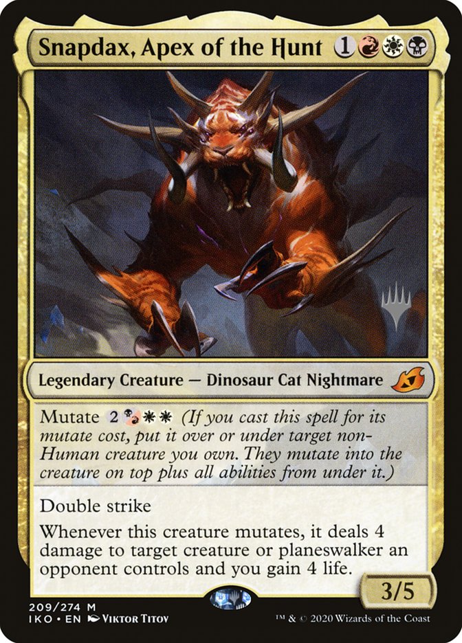 Snapdax, Apex of the Hunt (Promo Pack) [Ikoria: Lair of Behemoths Promos] Foil