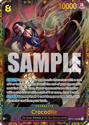 Crocodile - OP14-120 (CS26-27 Regionals Season 1) (OP14-120) - [One Piece Promotion Cards] Foil