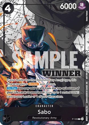 Sabo (Winner Pack 2026 Vol. 2) (P-105) - [One Piece Promotion Cards] Foil