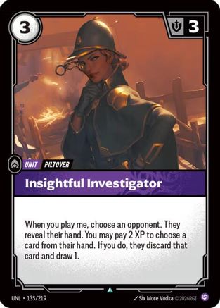 Insightful Investigator (135/219) - Riftbound - [Unleashed]