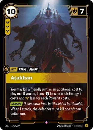 Atakhan (170/219) - Riftbound - [Unleashed] Foil