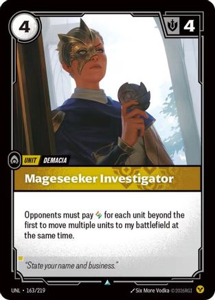Mageseeker Investigator (163/219) - Riftbound - [Unleashed] Foil