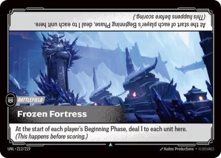 Frozen Fortress (212/219) - Riftbound - [Unleashed] Foil