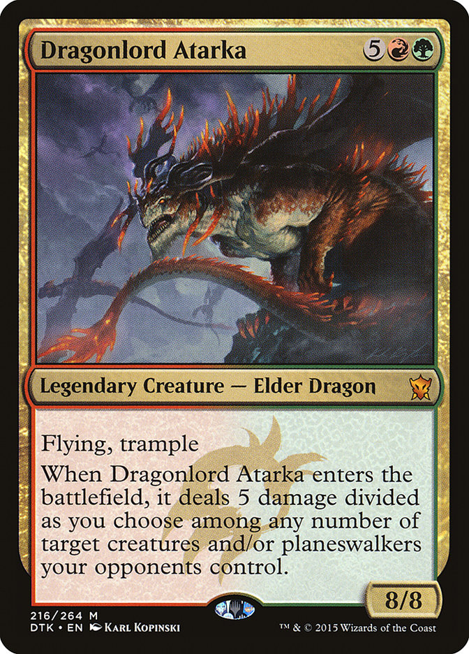 Dragonlord Atarka [Dragons of Tarkir] Foil