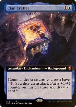 Clan Crafter (Extended Art) [Commander Legends: Battle for Baldur's Gate] Foil