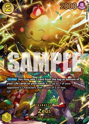 Zeus (SP) (OP11-106) - [Adventure on Kami's Island] Foil