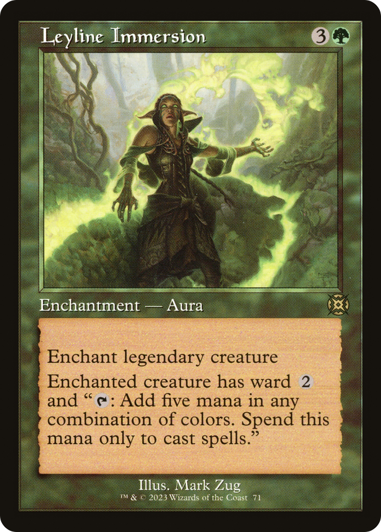 Leyline Immersion (Retro) [March of the Machine: The Aftermath] Foil