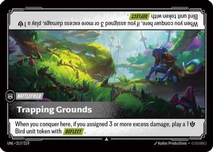 Trapping Grounds (217/219) - Riftbound - [Unleashed] Foil