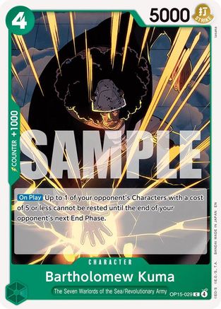 Bartholomew Kuma (OP15-029) (OP15-029) - [Adventure on Kami's Island]