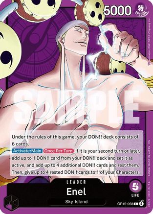 Enel (OP15-058) (OP15-058) - [Adventure on Kami's Island]