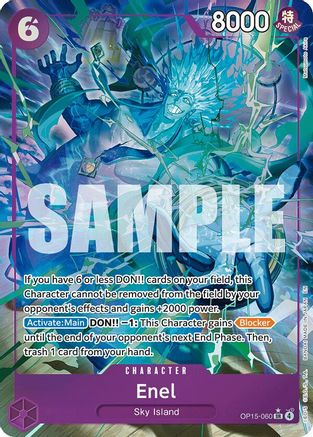 Enel (OP15-060) (Alternate Art) (OP15-060) - [Adventure on Kami's Island] Foil