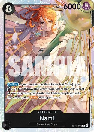Nami (OP15-086) (OP15-086) - [Adventure on Kami's Island] Foil